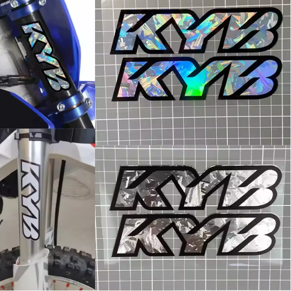 KYB Stickers Holographic and Chrome