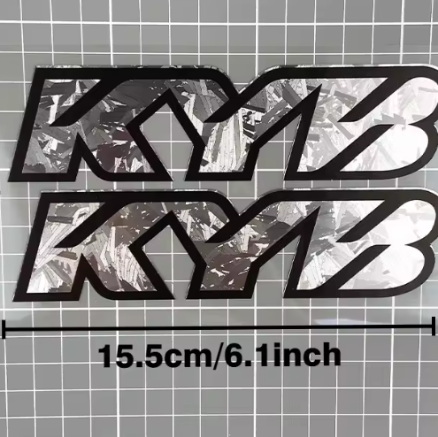 KYB Stickers Holographic and Chrome