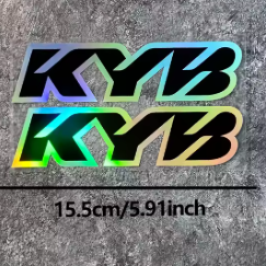 KYB Stickers Holographic and Chrome