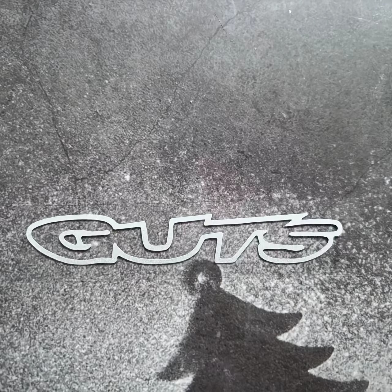 Guts Solid Color Stickers