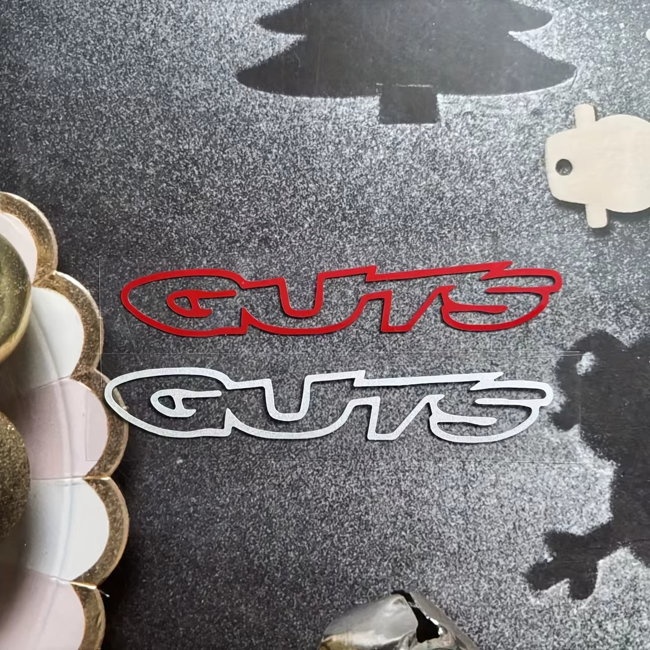 Guts Solid Color Stickers